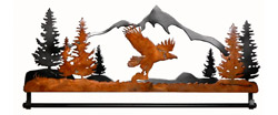Custom 3D Eagles & Mountain